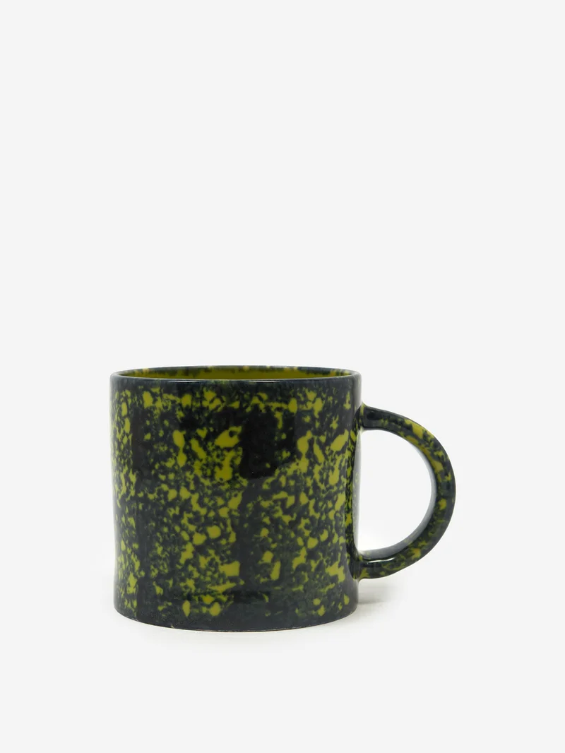 Image of Paige Mitchell Cobalt Sponged Mug - Lime