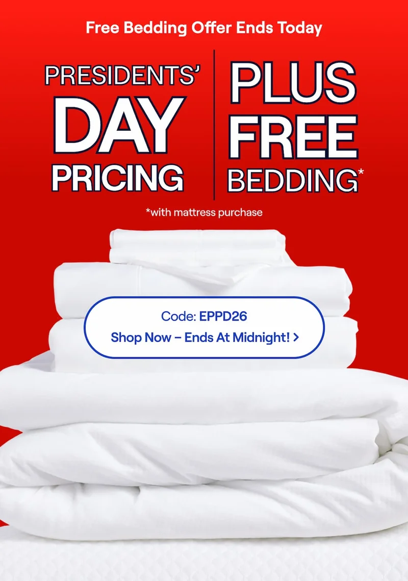 FREE Bedding ENDS TODAY! Use Code: discount code >