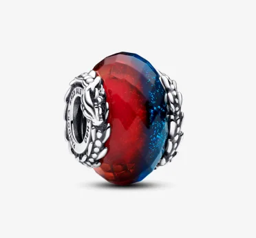 Game of Thrones Ice & Fire Dragons Dual Murano Glass Charm
