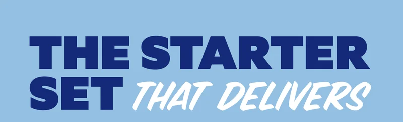 The Starter Set That Delivers
