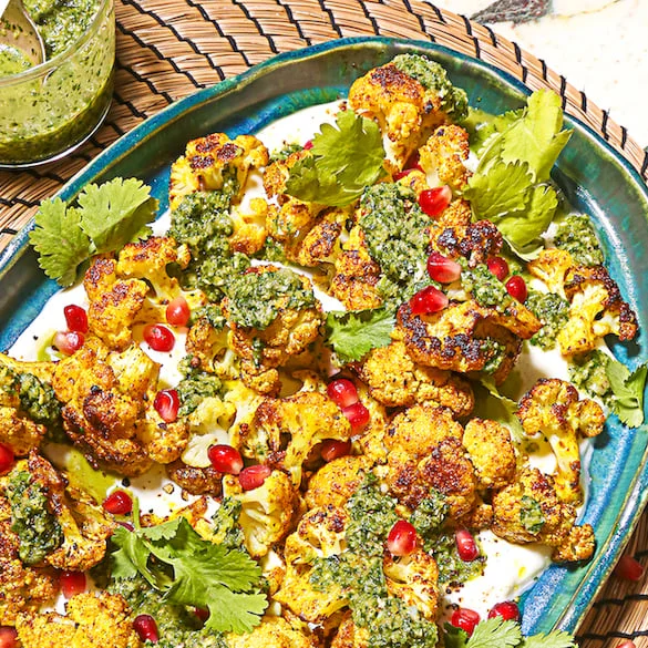 Curry-Roasted Cauliflower