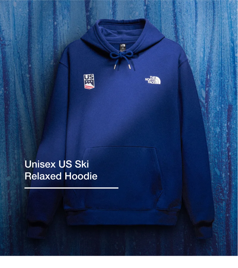 Unisex US Ski Relaxed Hoodie