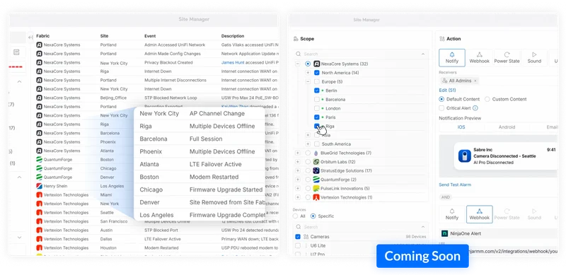 Monitor Critical Logs and Create Multi-Site Alarms