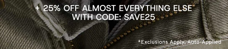 + 25% Off Almost Everything Else With Code: discount code * Exclusions Apply, Auto-Applied