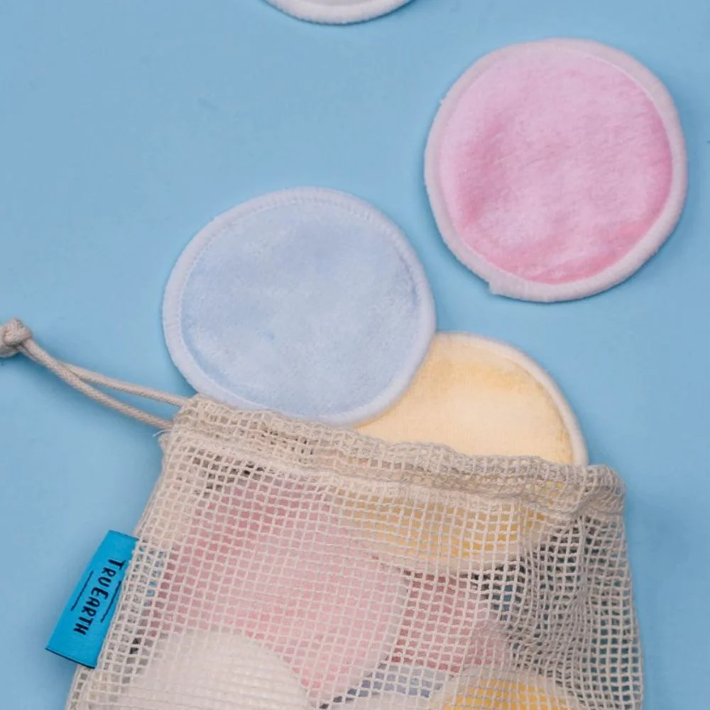 Image of Tru Earth Bamboo Rounds Reusable Makeup Remover Pads - 14-pack