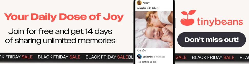 Save now and share unlimited moments on Tinybeans. This holiday season, spread even more cheer—and memories!—with 20% off an annual subscription. Use code TBBF20 at checkout
