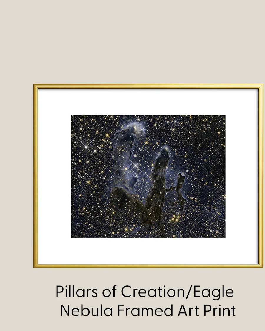 Pillars of Creation/Eagle Nebula Framed Art Print