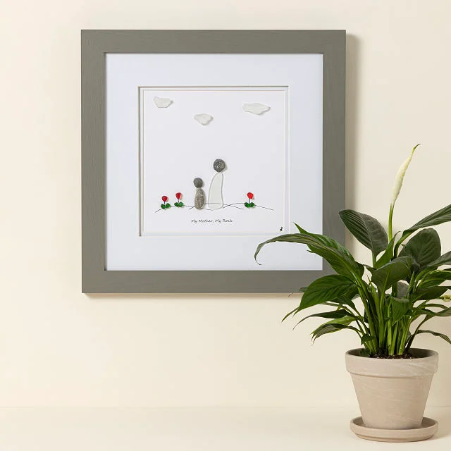 My Mother, My Rock Pebble Wall Art