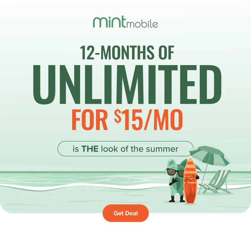 12-Months of Unlimited for $15/mo is the look of the summer