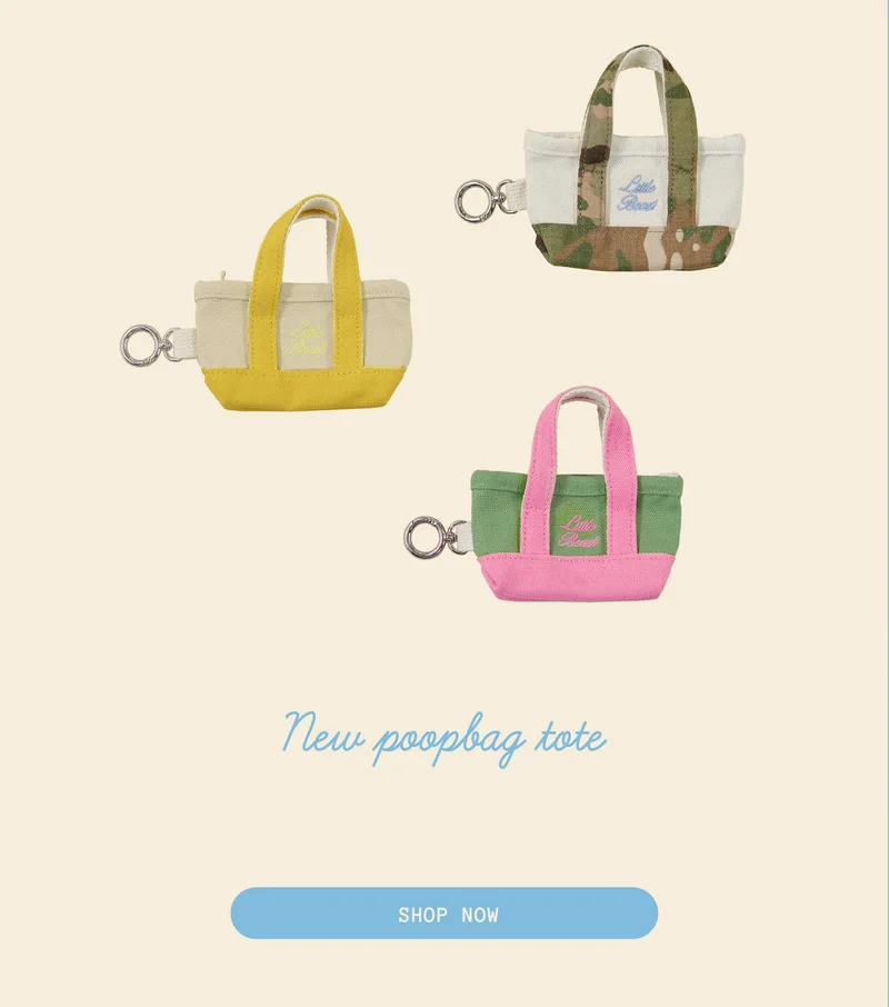 New poopbag tote