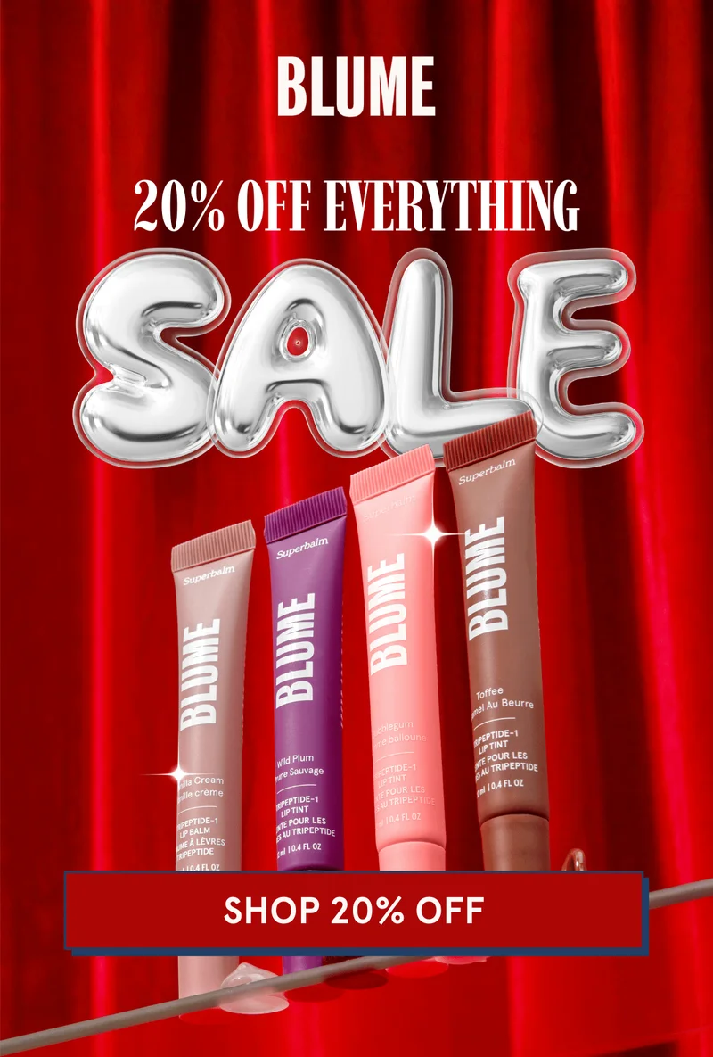 BLUME: 20% OFF EVERYTHING SALE [SHOP 20% OFF]
