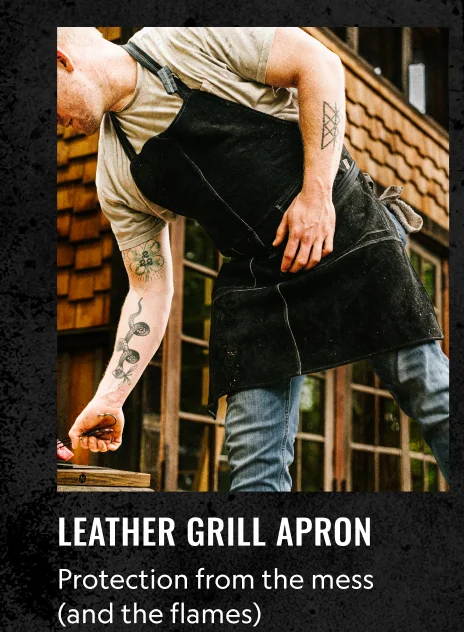 Leather Grill Apron