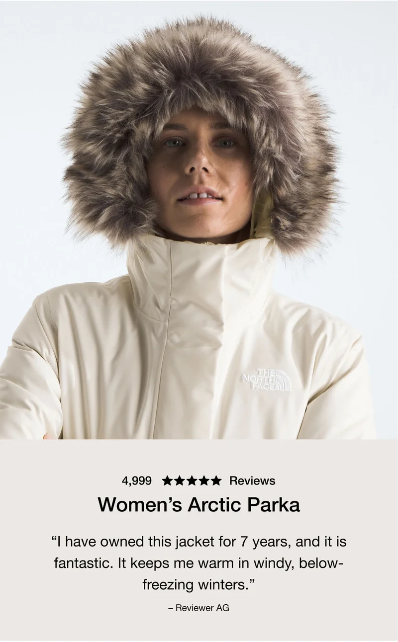 Women's Arctic Parka "I have owned this jacket for 7 years, and it is antastic. It keeps me warm in windy, below-freezing winters." - Reviewer AG
