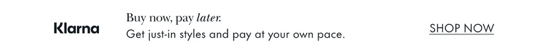 Klarna Buy now, pay later Shop Now