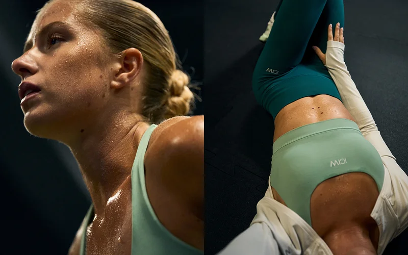 Define Seamless Racer Back Sports Bra Light Moss Green