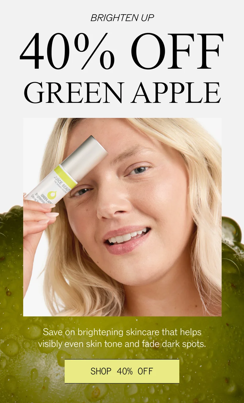 40% off green apple