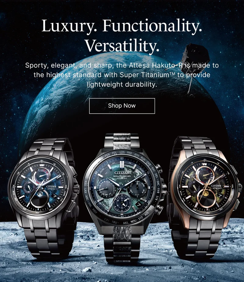 Citizen Attesa Hakurto-R Super Titanium watches