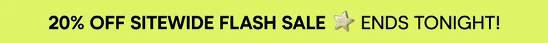 20% OFF SITEWIDE FLASH SALE THIS WEEKEND ONLY