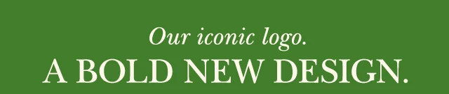 Our iconic logo A Bold New Design.