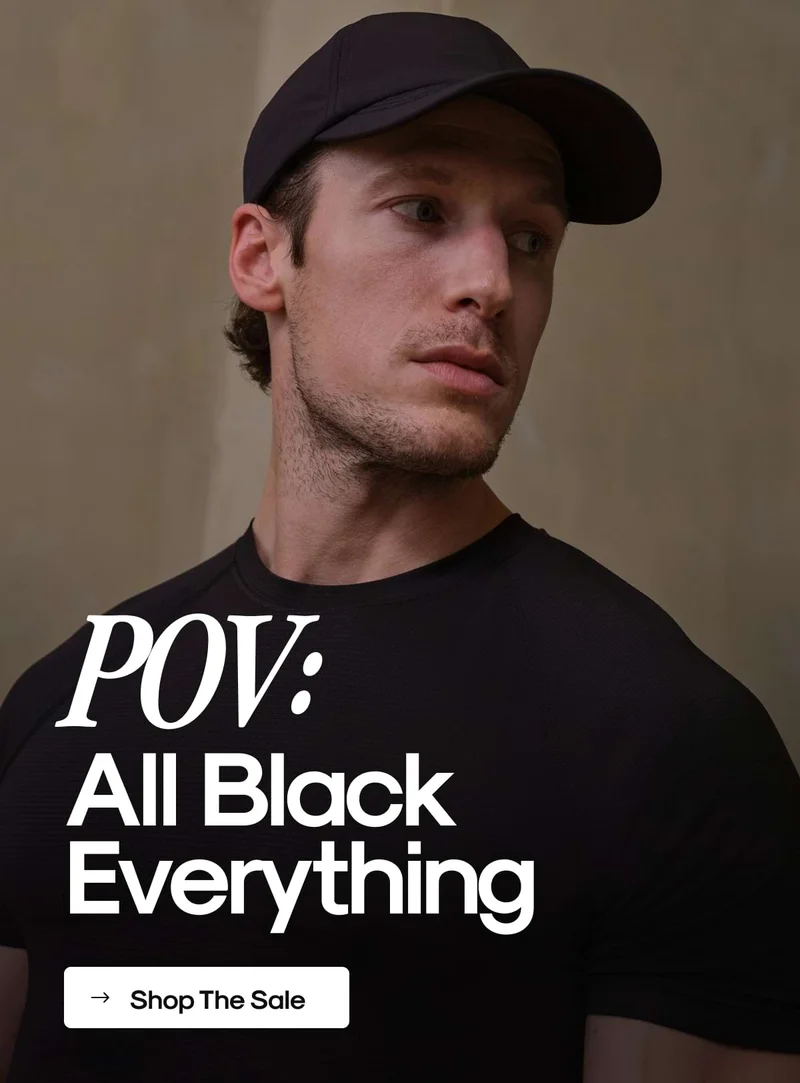 POV: your closet is all-black