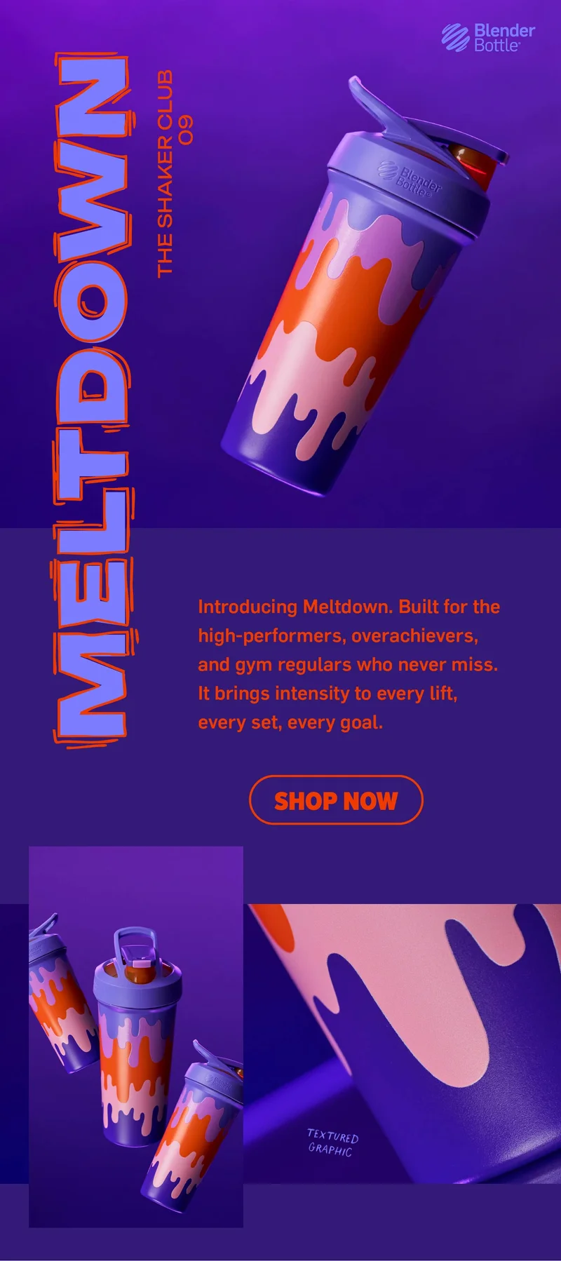 New Shake Club Bottle - Meltdown