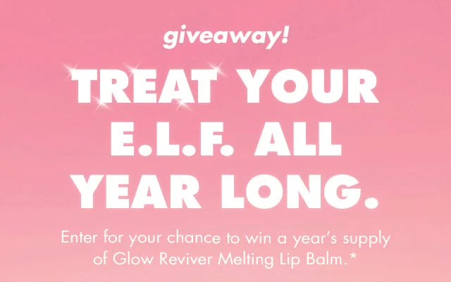 Treat your e.l.f. all year long