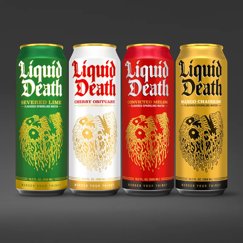 New Liquid Death Sparkling Flavors Variety Pack