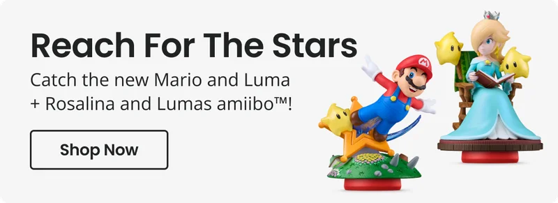 Reach For The Stars | Catch the new Mario and Luma + Rosalina and Lumas amiibo™! | Shop Now