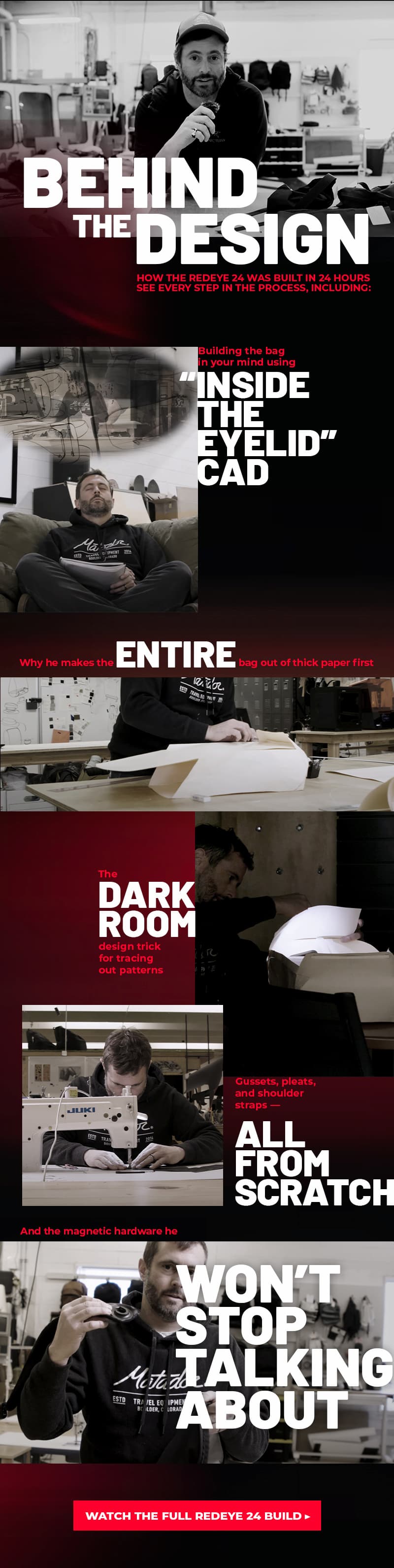 Behind the Design. How the redeye 24 was built in 24 hours.