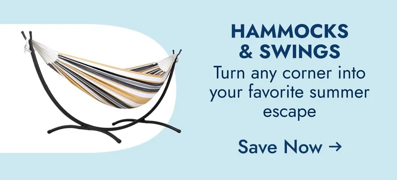 Hammocks & swings - turn any corner into your favorite summer escape