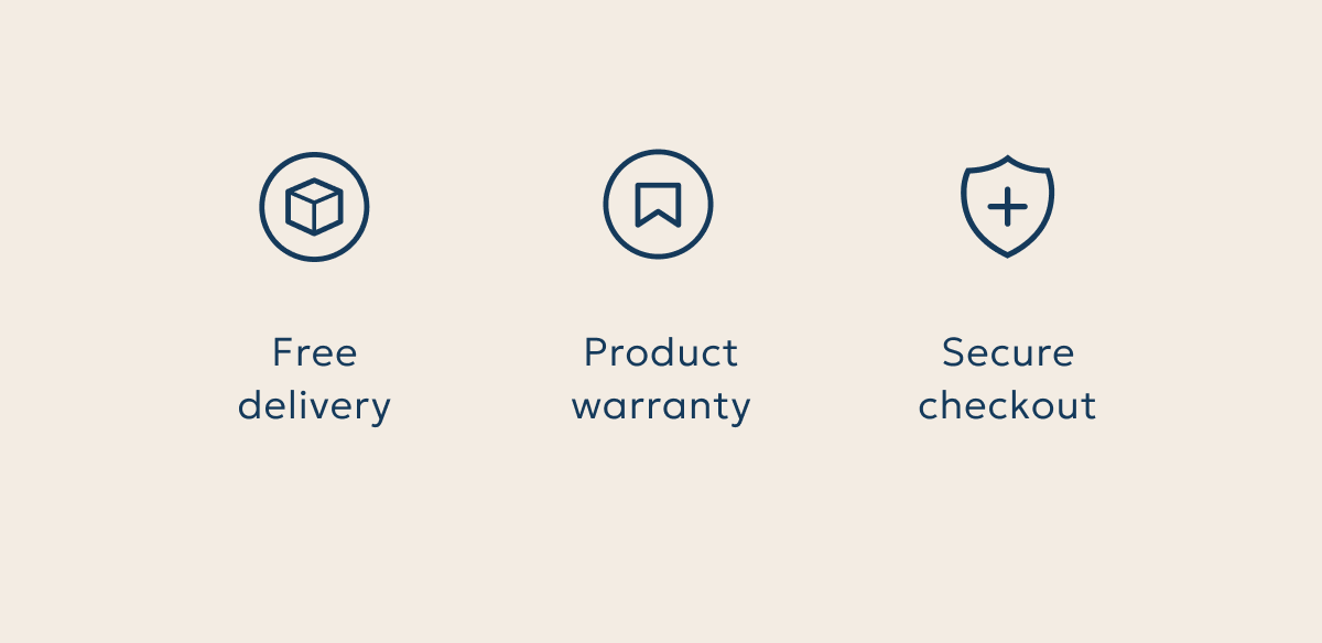Free delivery - Product warranty - Secure checkout