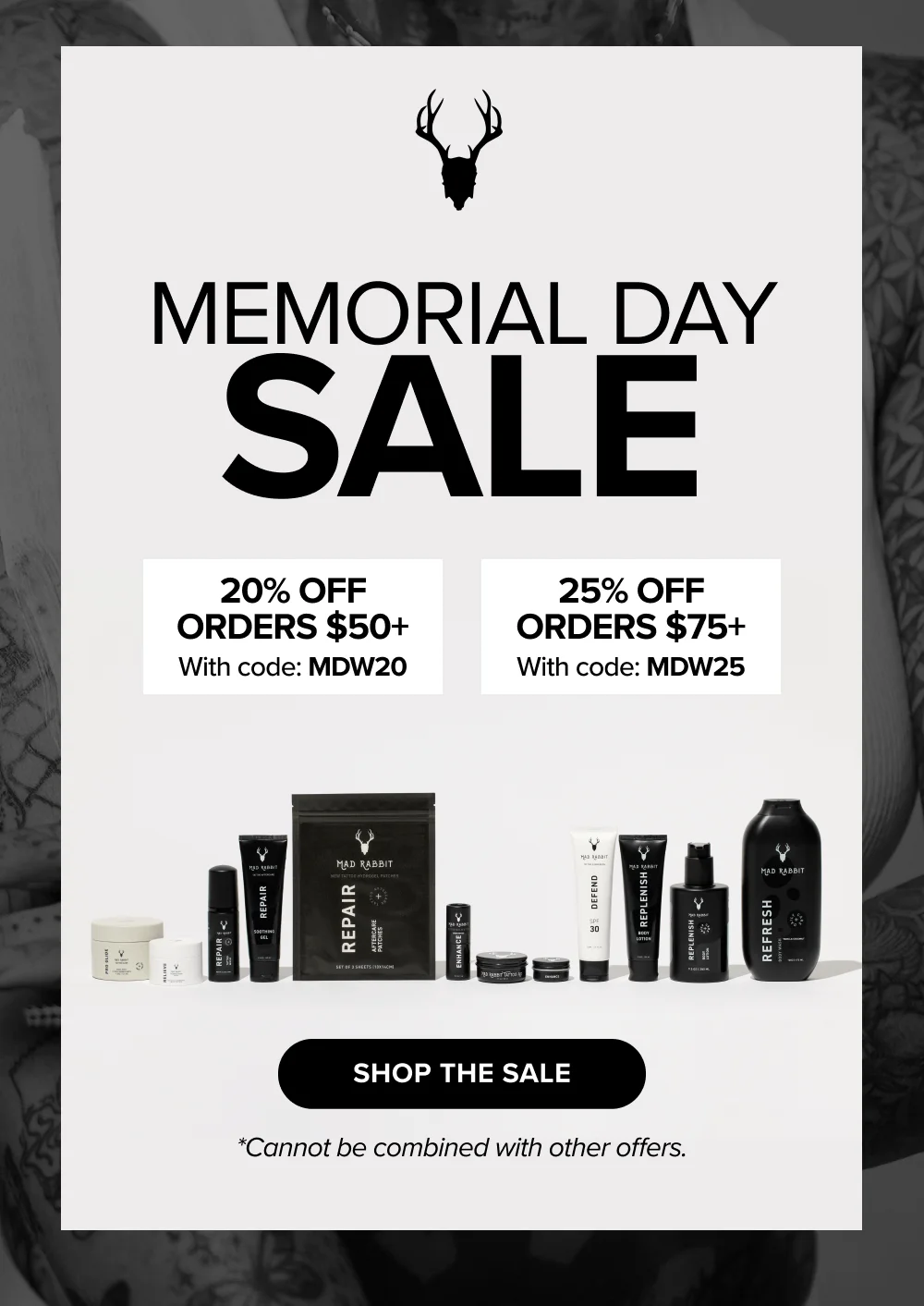 MEMORIAL DAY SALE [SHOP THE SALE]