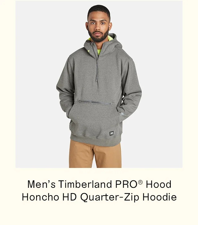Men's Timberland PRO Hood Honcho HD Quarter-Zip Hoodie