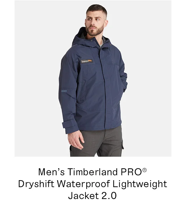 Men's Timberland PRO Dryshift Waterproof Lightweight Jacket 2.0