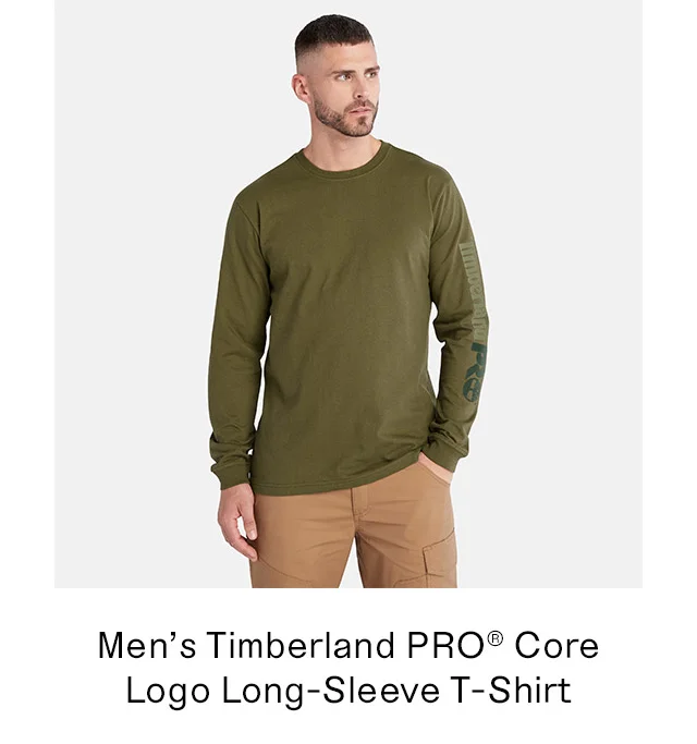 Men's Timberland PRO Core Logo Long-Sleeve T-Shirt