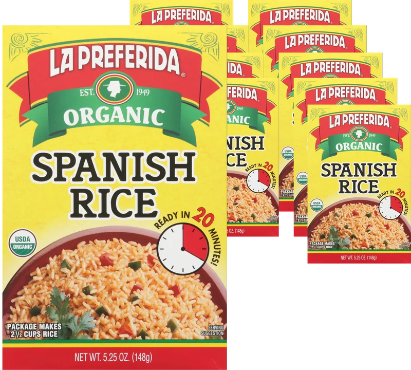 Image of LOW INVENTORY!<br>La Preferida Organic Spanish Rice (9 Pack)