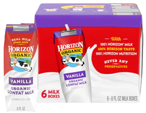 Image of Horizon Organic Vanilla 1% Milk (6 Pack)