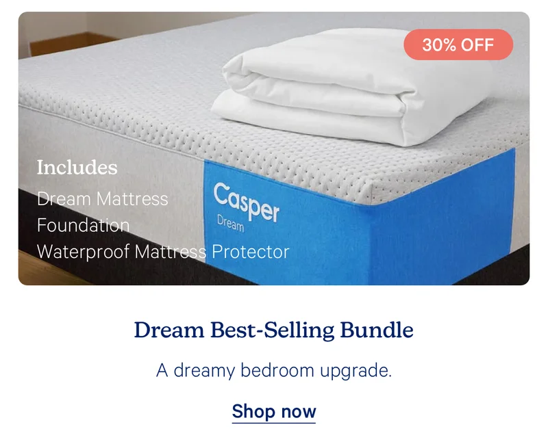 Dream Best-Selling Bundle; A dreamy bedroom upgrade.