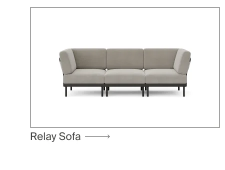 Relay Outdoor 3-Piece Sofa