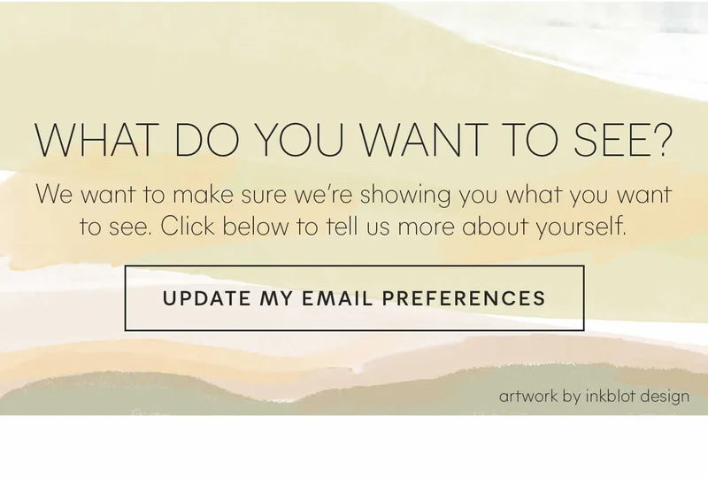Update My Email Preferences