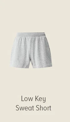 low key sweat short