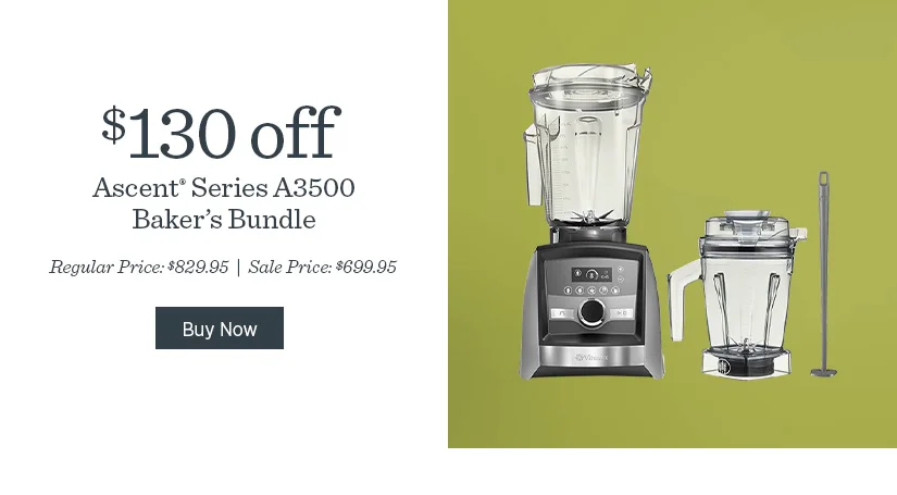 $130 off Ascent Series A3500 Baker's Bundle