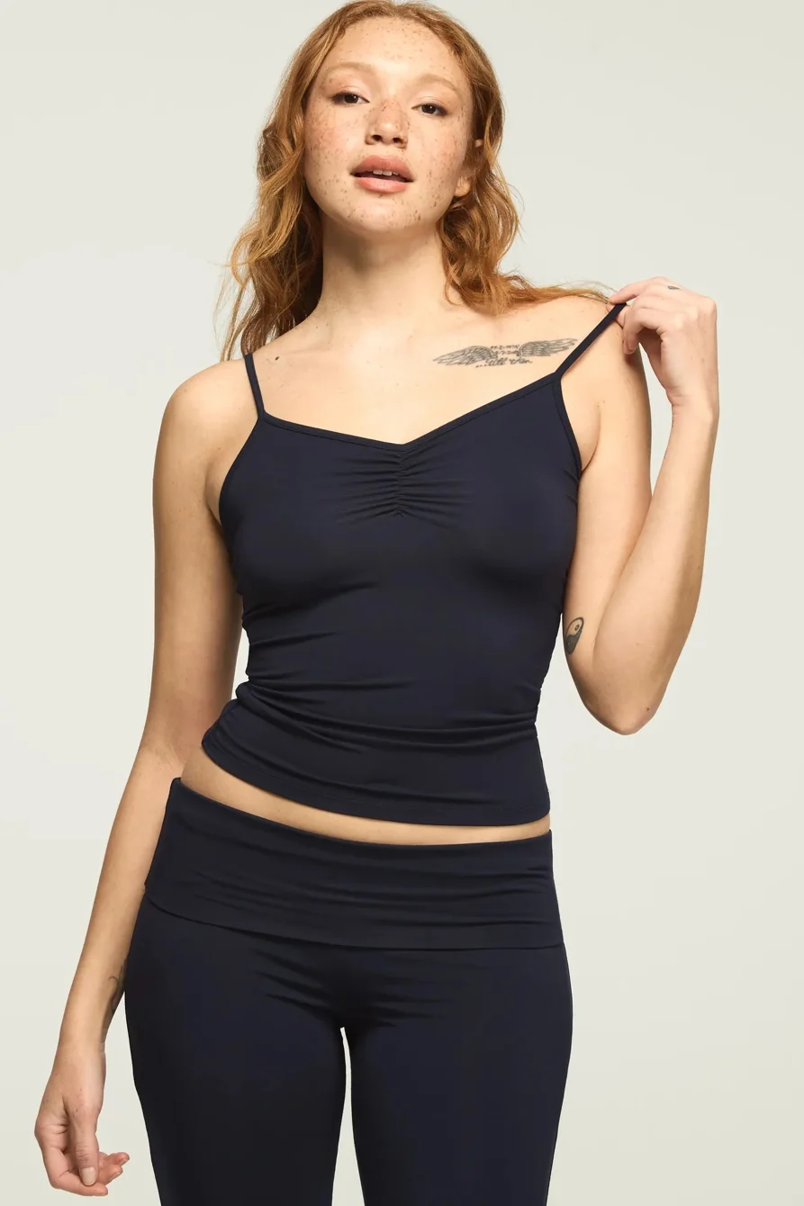 Image of Lucky Brand Soft Lounge Tank - Women's Clothing Tops Tank Top in Navy