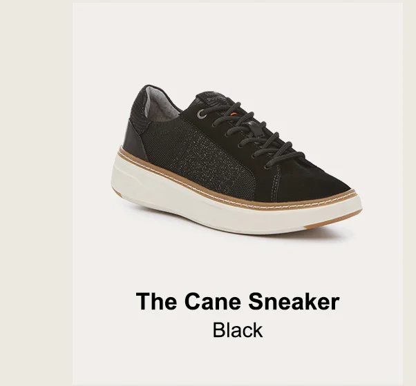 Women's Cane Sneaker - Black >