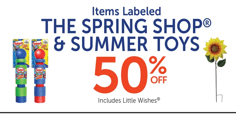 Spring Shop & Summer Toys
