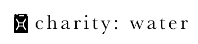 charity: water logo