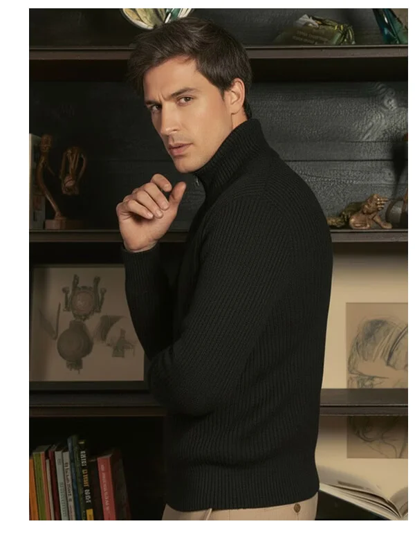 Shane Cashmere Quarter Zip Pullover