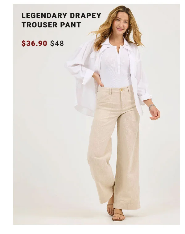 Legendary Drapey Trouser Pant