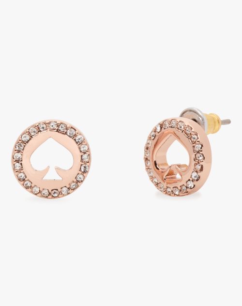 Spot The Spade Pave Halo Spade Studs