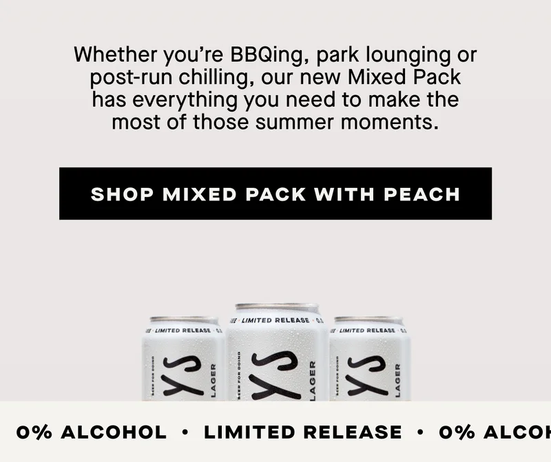 Whether you’re BBQing, park lounging or post-run chilling, our new Mixed Pack has everything you need to make the most of those summer moments.